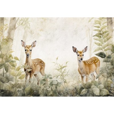 Postershop Fototapety vliesové For children Forest Roe Deer rozměry 254x184 cm – Zboží Mobilmania