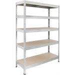 Majster Regál Rivet 180 x 120 x 45 cm 5 polic zinek – HobbyKompas.cz