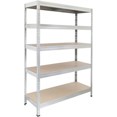 Majster Regál Rivet 180 x 120 x 45 cm 5 polic zinek – HobbyKompas.cz