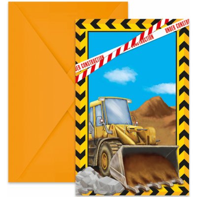 Pozvánky “Stavební stroje” – Zboží Mobilmania