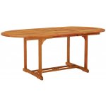 OMAXI 849439 Zahradní stůl 200 x 100 x 75 cm masivní eukalyptové dřevo – Hledejceny.cz