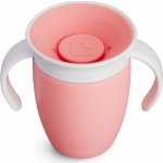 Munchkin Juniorský netekoucí hrneček 360°s oušky růžový 207 ml – Zboží Dáma
