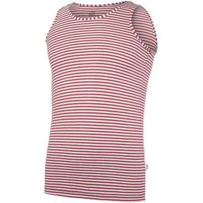 Little Angel tílko tenké junior Outlast pruh bordový – Zboží Dáma