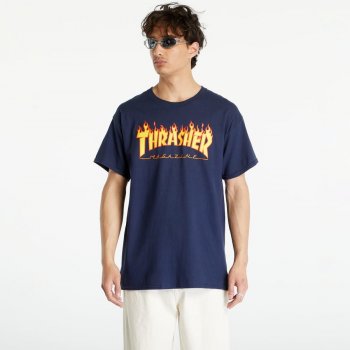 Thrasher Flame Logo Navy Blue