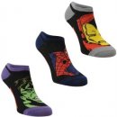 Marvel 3 Pack Crew Socks Child dětské ponožky