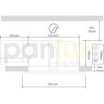 PANLUX SOG-40/B OVAL GRILL přisazené nástěnné svítidlo 40W, bílá, transp. – Hledejceny.cz