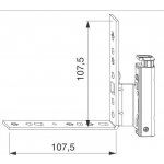 MACO Rohové ložisko křídlové 130kg 12/18-9 pravé – Hledejceny.cz