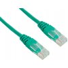 síťový kabel 4World 04724 RJ45 bez krytky, Cat. 5e UTP, 1,8m, zelený