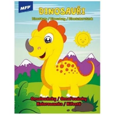 Omalovánky MFP A4 Funny Dinosauři – Zboží Živě