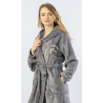 Vienetta Secret župan dámský krátký s kapucí Monika Šedá – Hledejceny.cz