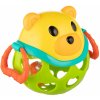 Canpol babies Interaktivní hračka míček s chrastítkem Zelený medvídek
