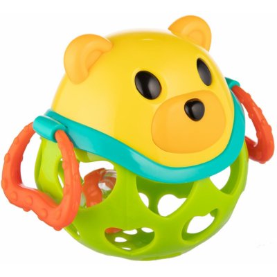 Canpol babies Interaktivní hračka míček s chrastítkem Zelený medvídek – Zboží Mobilmania