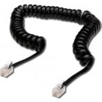 Goobay 11.92.9944 telefonní RJ9, 4/4, 4m, černý – Zboží Živě