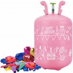 Ricokids 799001 Láhev s m³ + 30 balónků + 40 m stuhy růžová – Hledejceny.cz