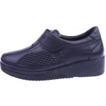 EFFE TRE SHOES Boty Effe Tre 201 černé dámské kožené polobotky – Sleviste.cz