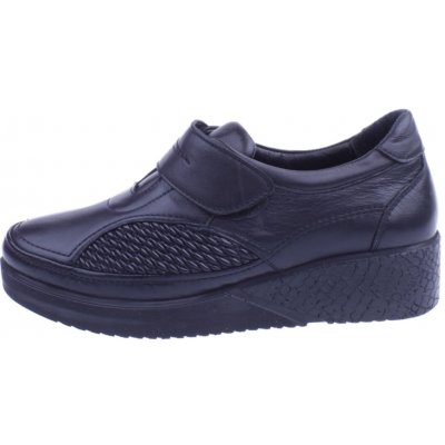 EFFE TRE SHOES Boty Effe Tre 201 černé dámské kožené polobotky – Sleviste.cz