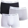 Boxerky, trenky, slipy, tanga Calvin Klein boxerky Cotton Stretch Low Rise Trunk Grey Black White 3Pack