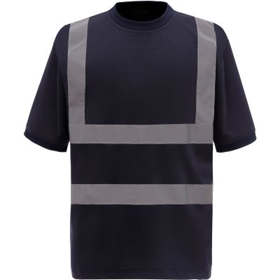 Yoko tričko HVJ410 Hi-Vis krátký rukáv výstražné Navy 6XL – Zboží Dáma