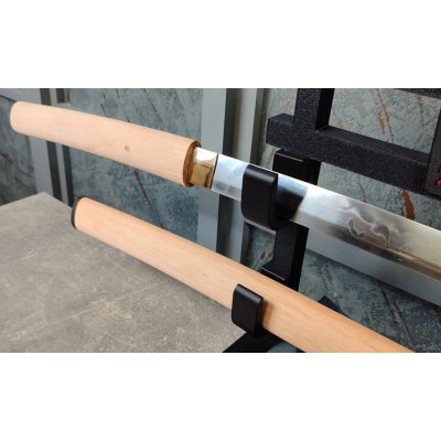 Munenori Shirasaya Katana T10 steel hitatsura hamon – Hledejceny.cz