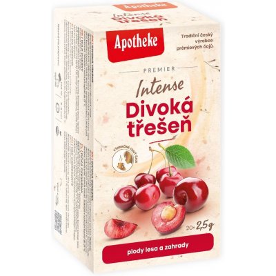 MEDIATE Apotheke Premier Intense Divoká třešeň čaj 20 x 2,5 g – Hledejceny.cz