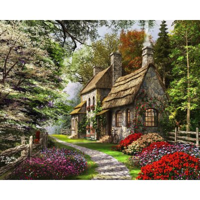 Figured ART malování podle čísel VENKOVSKÝ DOMEK – Zbozi.Blesk.cz