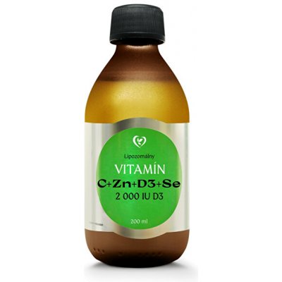 Zdravý Svet Lipozomální Vitamín C+D3+Zinek+Selen 200 ml – Hledejceny.cz