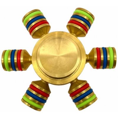 6ti ramenný kovový HQ fidget spinner – Zboží Dáma
