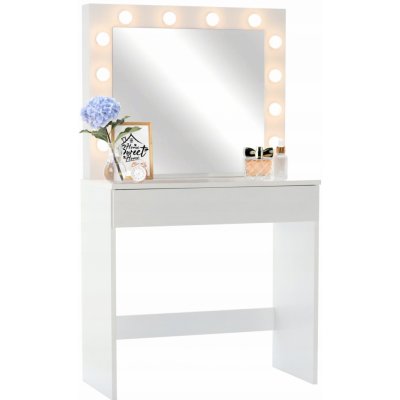 Hollywood PHO8607 stolek bílý – Zboží Dáma