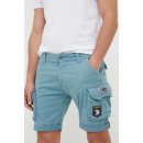 Alpha Industries kalhoty krátké Crew Short Patch greyblue