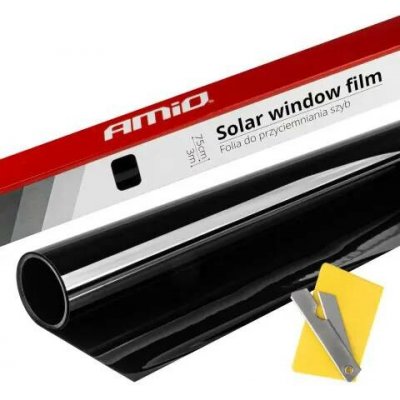 AMIO Autofólie Ultra Dark Black 0,75x3m (1%) – Sleviste.cz