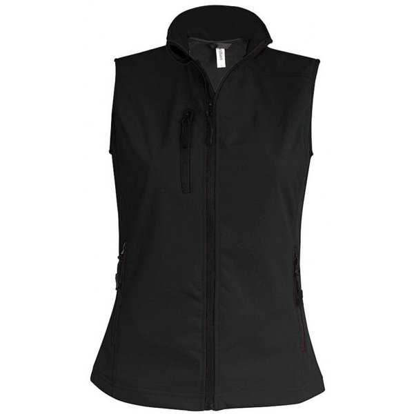 Dámská vesta Kariban dámská softshellová vesta 8000 černá