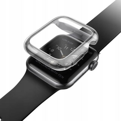 UNIQ pouzdro Garde Hybrid pro Apple Watch Series 4 40mm šedá UNIQ-40MM-GARSMK – Zboží Živě