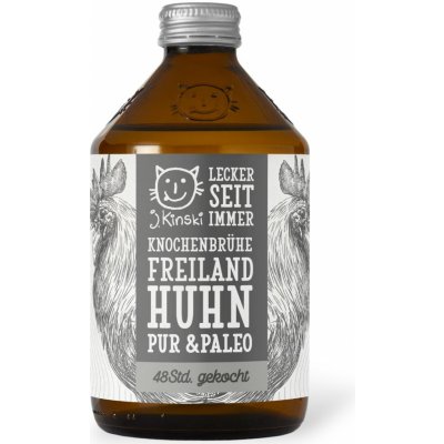 J. Kinski BIO PUR&PALEO vývar kuře z volného výběhu 525 ml – Zboží Dáma