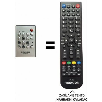 Dálkový ovladač Predátor Grundig RCD6800DEC – Hledejceny.cz