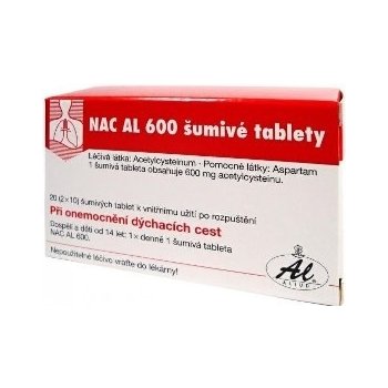 NAC AL 600MG TBL EFF 20(2X10)