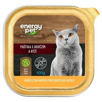 Energy Pet paštika s hovězím a rýží 100 g – Zboží Mobilmania