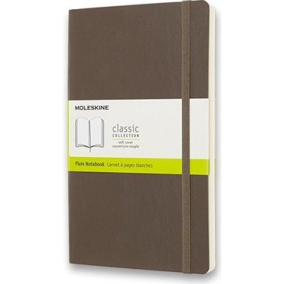 Moleskine Zápisník L měkké desky khaki čistý A5 96 listů