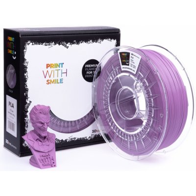 Print With Smile PLA – Purple 1,75 mm; 1 kg – Zboží Živě