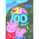 Peppa 100 samolepek s omalovánkovými listy