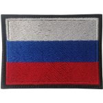 Nášivka Ruská vlajka se SZ, černý okraj - 80x58mm – Zboží Dáma