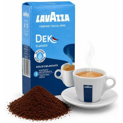 Lavazza Dek Intenso mletá bez kofeinu 250 g – Sleviste.cz
