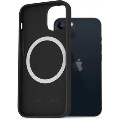 AlzaGuard Silicone Case Compatible with Magsafe iPhone 13 černé – Zboží Mobilmania