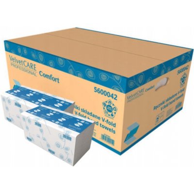 Velvet Professional 2vrstvé bílé 23x23 cm 20x150 ks – Zboží Mobilmania