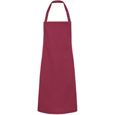 Karlowsky Gastro zástěra s laclem KY072 Bordeaux 75x95cm – Hledejceny.cz