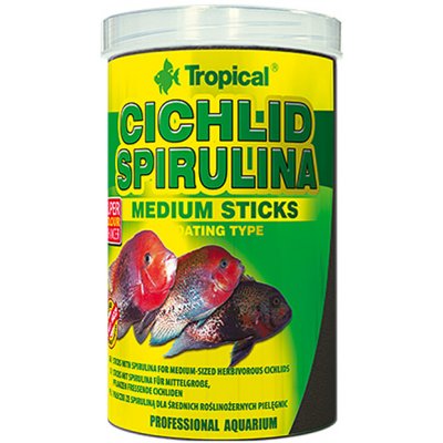 Tropical Cichlid Spirulina Medium Sticks 1 l, 350 g