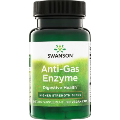Swanson Anti-Gas Enzyme 90 rostlinných kapslí – Hledejceny.cz