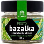 Hradecké delikatesy Bazalkové pesto s mandlemi a piniemi 100 g – Zboží Mobilmania