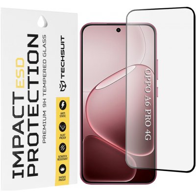 Tvrzené sklo Techsuit ESD Glass Oppo A6 Pro 5G černé 176264 – Zboží Živě