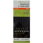 Korum Hotové návazce Grappler Hair Rigs 4" 8ks - Vel.14 / 0,23mm – Hledejceny.cz