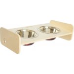 Stojan na misky pro psy Dogbar RACIO S pro malá plemena 2x 700 ml miska 44 x 25 x 13 cm – Zboží Dáma